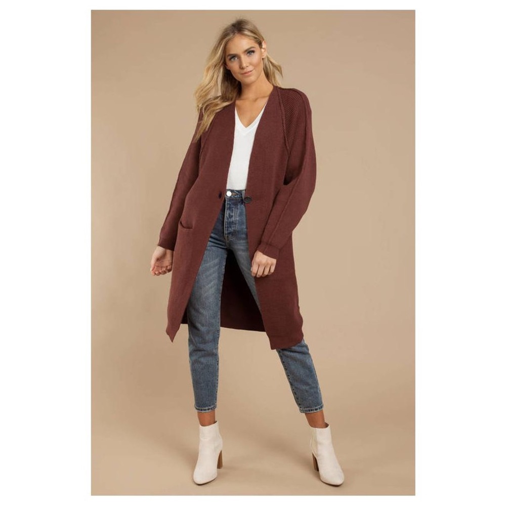 Free People Irreplaceable Ribbed Long Cardigan Size Medium